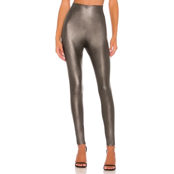 Commando Faux Leather Leggings in Color Pewter - Picture 2 of 5